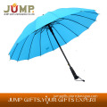 Hot Selling Promotional high quality steel blue golf umbrella